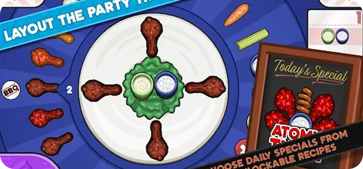 Papa's Wingeria game modes and screenshots